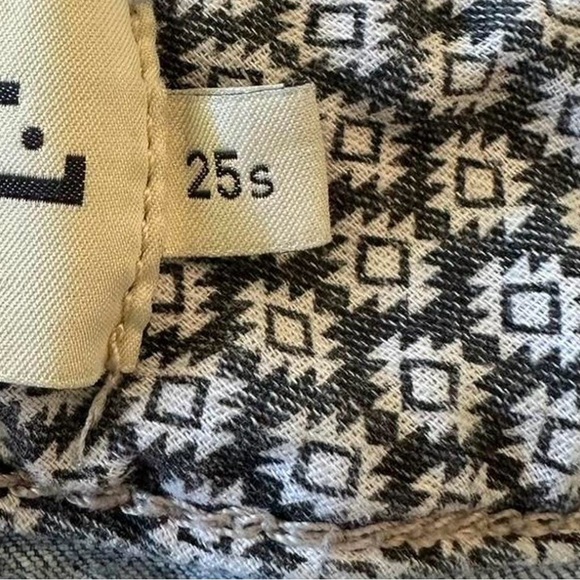 Ariat REAL Denim Flare Jeans Raw Hem Light Wash Western Boho Size 25S - Picture 7 of 9